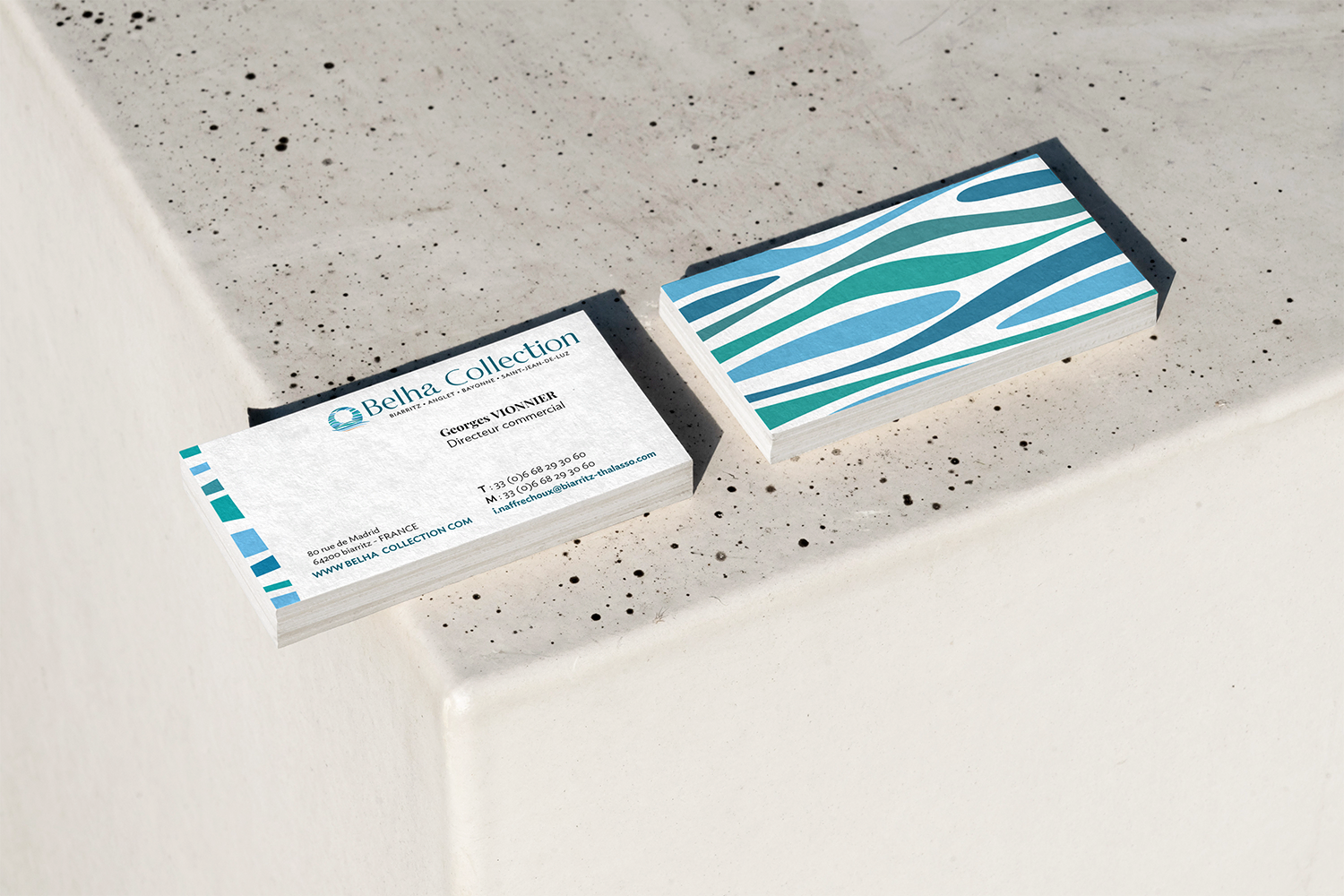 carte de visite de la belha collection